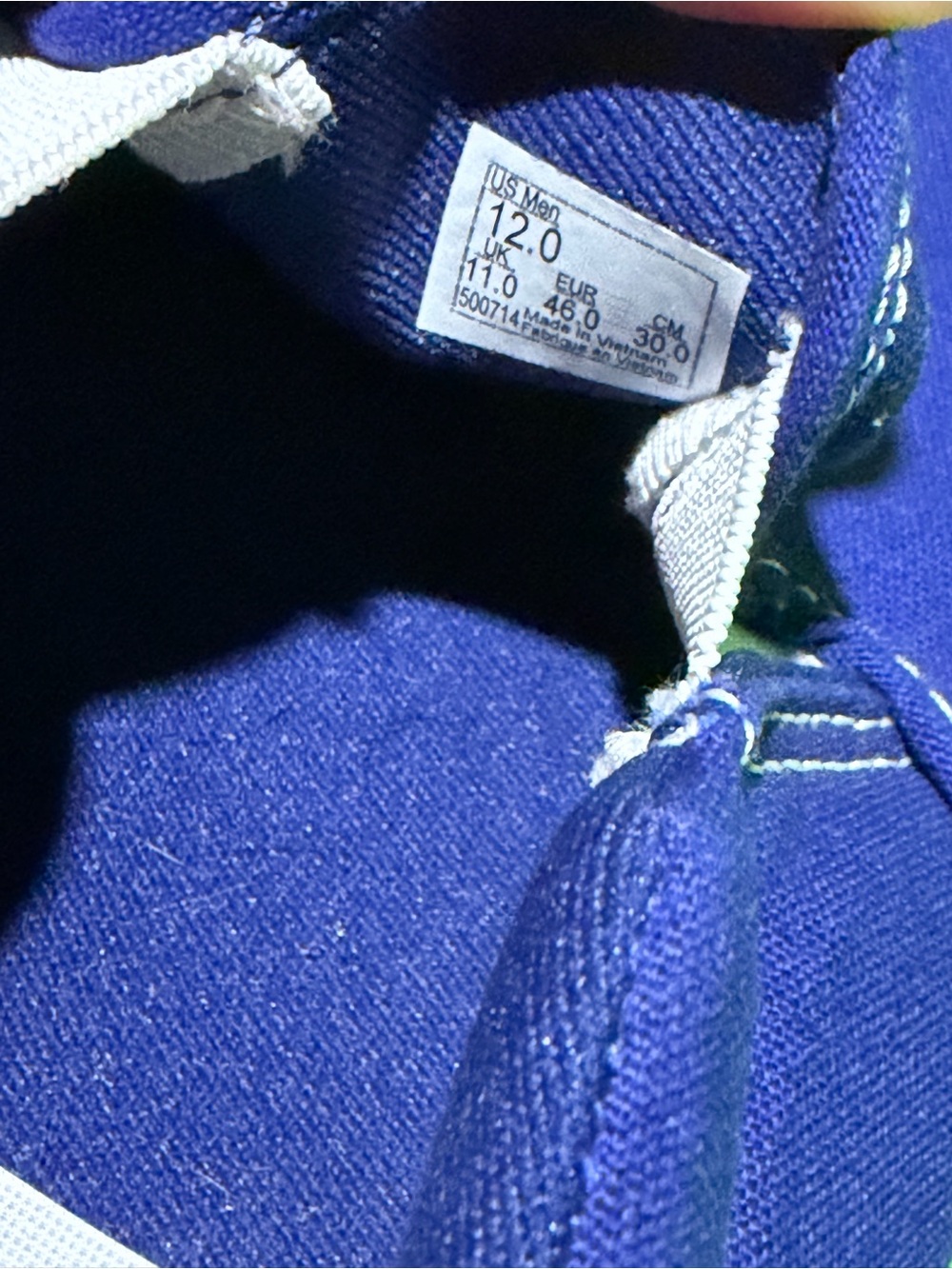 Vans Men's Royal Blue Slip-On Sneakers
